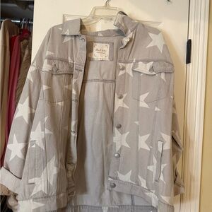 Altar'd State Gray Denim Jacket